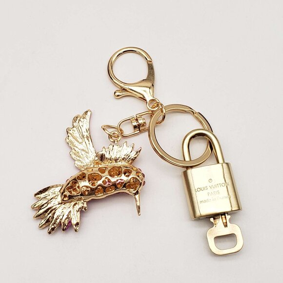 Authentic Louis Vuitton Lock & Key with unbranded Bagcharm, Keycharm, Keychain - Picture 6 of 8